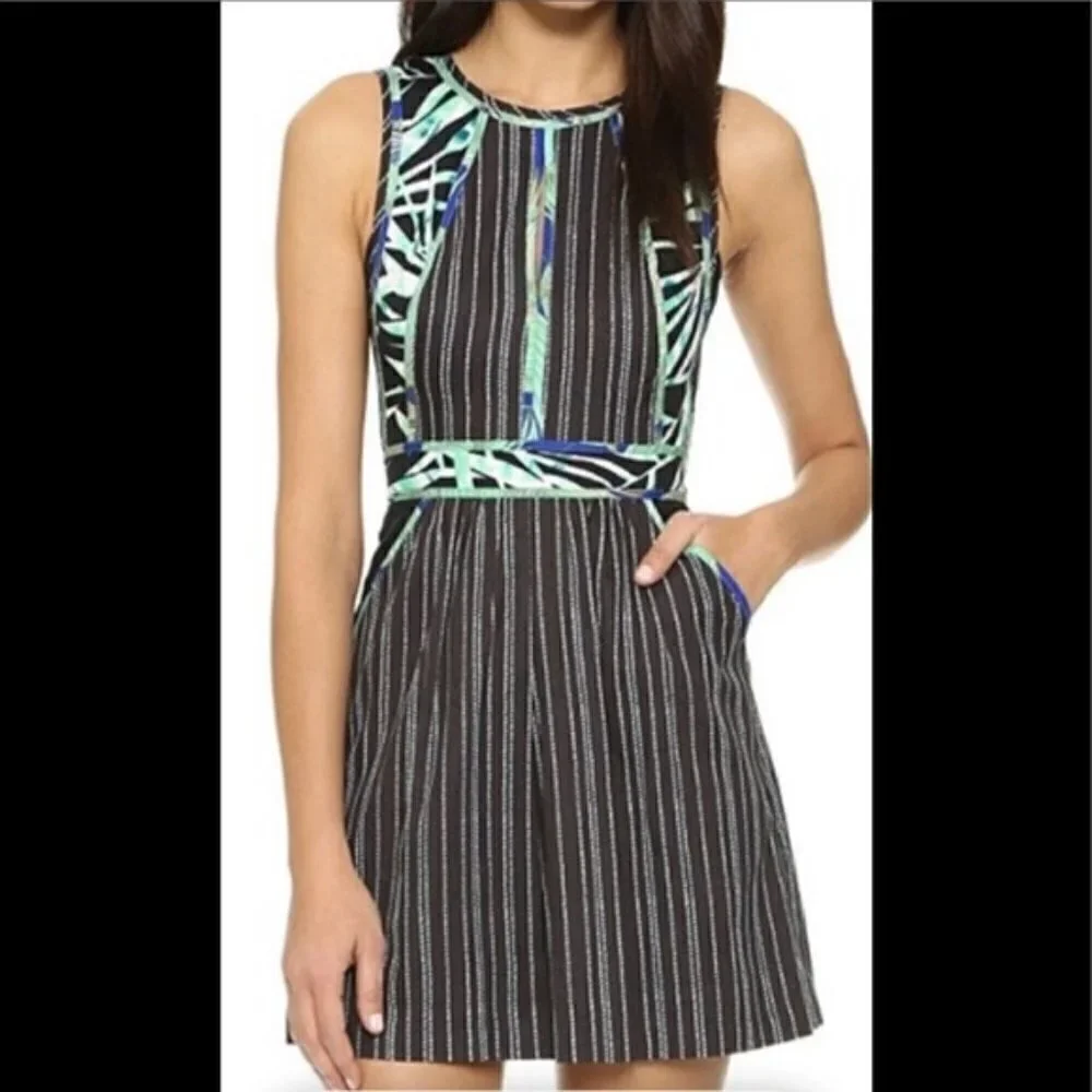 BCBGMaxAzria Cristalle Sleeveless Cotton Dress NWT